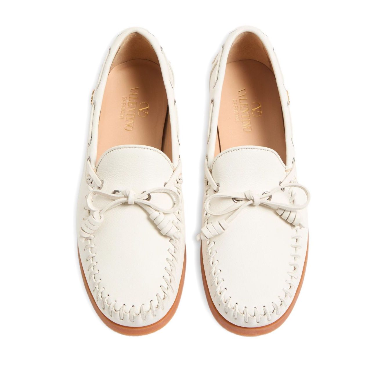 Valentino Garavani Palm Avenue Buffalo Boat Shoe