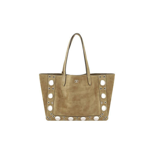 Valentino Garavani Valentino Garavani Nellcote Tote Bag VA6W0B0R79JETRDXBB 1728,72470364320,Bags,Brown,New with tags,Shoulder Bags - Women - Bags,Valentino Garavani,Women,Women - Bags