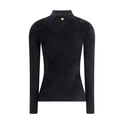 Versace Black Viscose Shirt