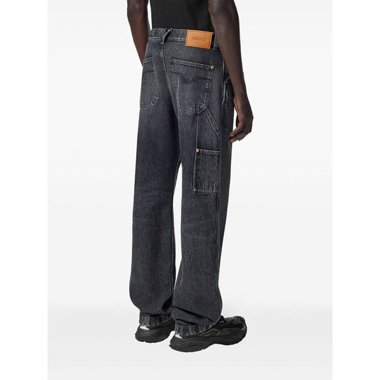 Versace Versace Carpenter Jeans in Black 10178601A137181D810-P25 Category-Clothing,Gender-Men,LDin,Men,Men > Clothing,Men > Clothing > Jeans,Spring - Summer 2025,Subcategory-JeansandPants,Yes Eu