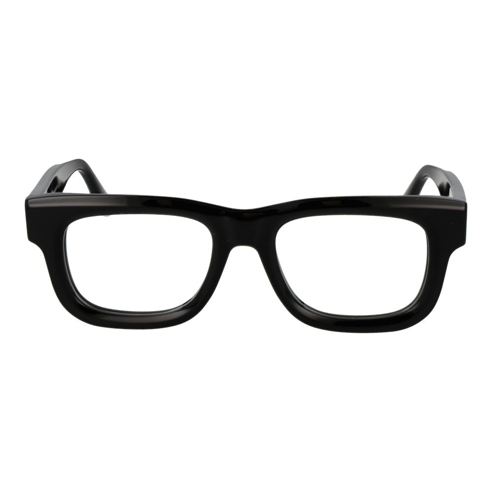 Victoria Beckham Black Acetate Glasses (Frames) - Rectangle full-rim, black acetate frame for women, includes branded case.