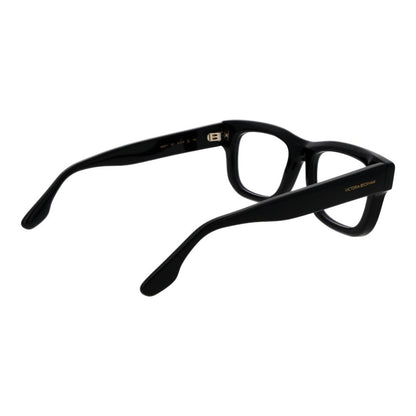 Victoria Beckham Black Acetate Glasses (Frames) full-rim rectangle style in black acetate material with demo lenses.