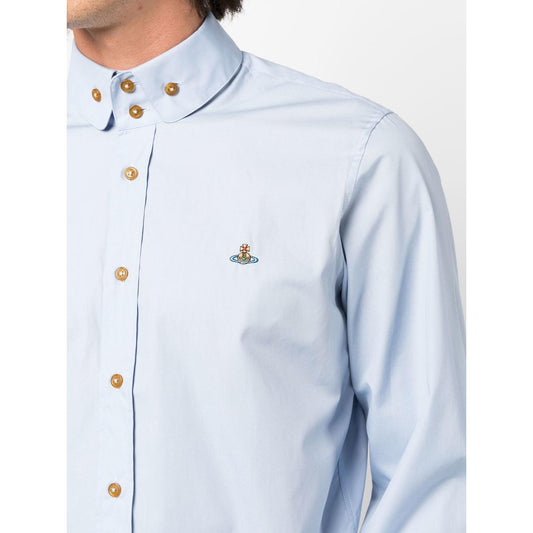 Vivienne Westwood Vivienne Westwood Shirts Clear Blue 24010005W009QK403-AI24 Category-Clothing,Fall - Winter 2024,Gender-Men,LD-MA,LDin,Men,Men > Clothing,Men > Clothing > Shirts,Subcategory-Shirts,Yes Eu