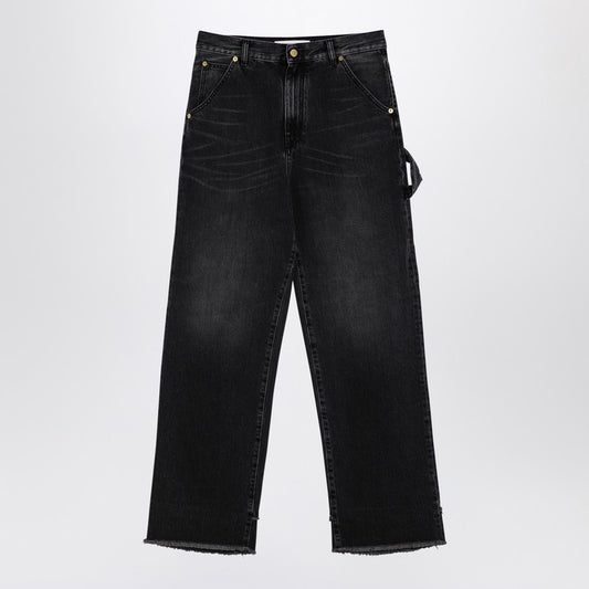 DARKPARK Wide black washed denim jeans