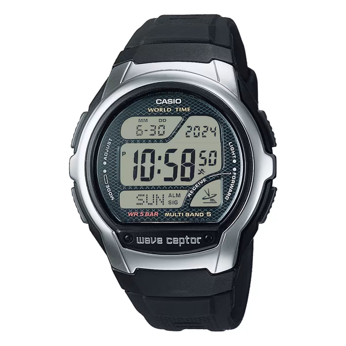 CASIO WAVE CEPTOR - WORLD TIME, RADIO CONTROLLED, Radio signal receiver (EU - USA - Japan)-0