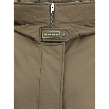 Woolrich Green Cotton Parka