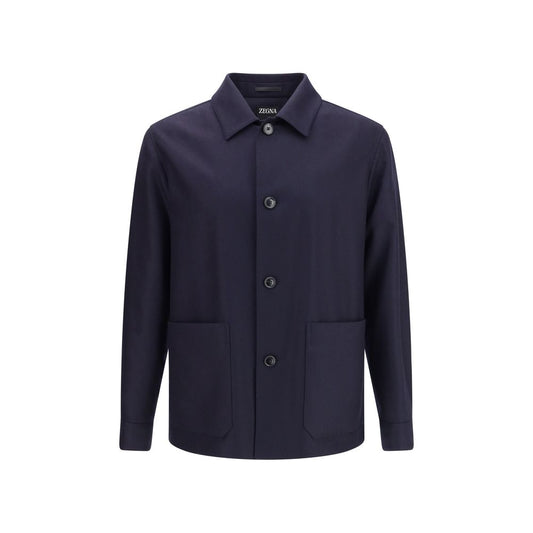 ZEGNA Blue Wool Clothing ZEGNA