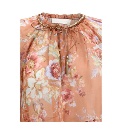 Zimmermann Multicolor Cotton Blouse 1,1728,2,72470364320,Blouses - Shirts - Clothing,Clothing,Multicolor,New with tags,Shirts - Clothing,Women,Zimmermann