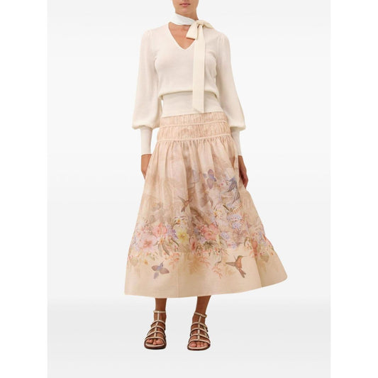 Zimmermann Zimmermann Skirts Ivory LDin,Spring - Summer 2025,Trending,Women,Women > Clothing,Women > Clothing > Skirts,Yes Eu 3976SS251IVOTPCL-P25